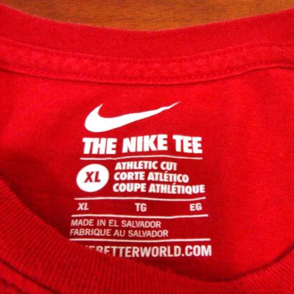 Nike x Stanford Maroon colored 6th Man tee - Picture 3 of 4